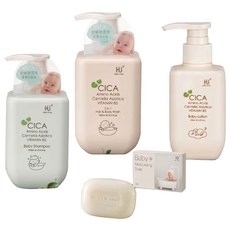 KU.KU Duckbill 酷咕鴨 KUKU PLUS 舒敏積雪草寶寶頂級精選沐浴禮盒，適合敏感肌膚，溫和不刺激，成分簡單，安心使用，潔淨配方, 1盒, U1155, 27 x 36 x 7cm