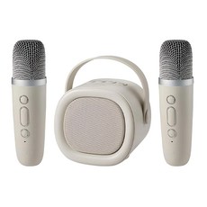 Kinyo 輕鬆唱 K歌藍牙喇叭 附無線麥克風2支 音箱(103 x 90 x 87mm) 331g 麥克風(直徑37 x 135mm) 85g 原廠保固, KY-2024