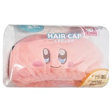 nintendo 任天堂 包頭巾 可愛造型速乾髮帽 居家旅行必備, 228 x 230 x 5mm, 星之卡比