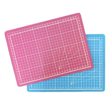 A3切割墊/萬用墊/桌墊 2組, 繽紛雙色 粉色 + 藍色