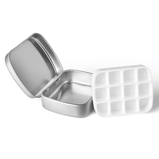 Funny Nail 凝膠美甲調色盤 KN-A4097, 1個, 銀色