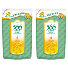 566 抗屑柔順洗髮乳 補充包, 天然乳油木果成分, 調節頭皮、平衡油脂, 保濕鎖水、柔順滋潤, 510g, 2包