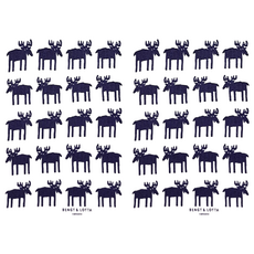 e.spongewipe 環保萬用擦拭布 麋鹿, 德國生產, 日本/瑞典設計印刷, 木漿纖維70％&棉花30％, S, 2條