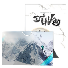 COM-T 康太 壓克力牆面展示公佈欄 A5 雙層直式, 2個