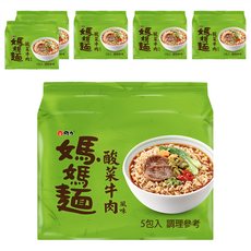 維力 媽媽麵 酸菜牛肉風味 75g, 30包