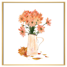 BOLUO GALLERY 菠蘿選畫所 花香四溢 掛畫 BFWF4404D, 木色