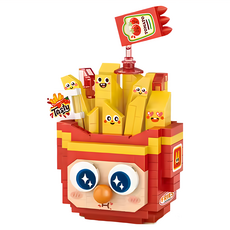 LoZ 微型迷你積木 LOZ8810 250PCS, 薯條, 1盒