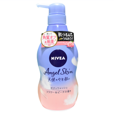 NIVEA 妮維雅 天使柔膚沐浴乳 花朵&密桃香, 480ml, 1瓶