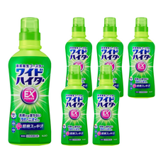 Kao 花王 Wide Haiter 彩色衣物可用EX漂白劑 560ml/瓶 漂白去漬消臭三效合一, 6瓶