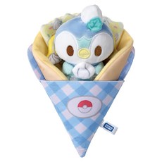 TAKARA TOMY Pokepeace DIY絨毛 香蕉可麗餅, 波加曼, 1個