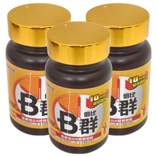 信東生技 倍比B群雙層錠 (牛磺酸升級配方), 10小時緩效釋放, 30顆, 3盒