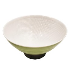 輕量飯碗-日本製 14.5x7cm 350ml, 綠刷毛, 1個