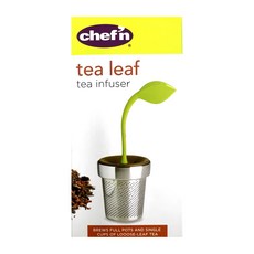 Chef'n 盆栽造型濾茶器, Micro-perforated Stainless Steel Basket, 不鏽鋼長6cm 矽膠把長10cm, 1個