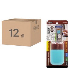 minono 米諾諾 磁吸式牙籤收納盒 8.2 x 5 x 4cm, 藍色/白色 隨機出貨, 12個