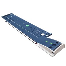 BJ 扁柏木混合推桿 原木推桿練習器 高爾夫球墊 503, 1個, 灰色