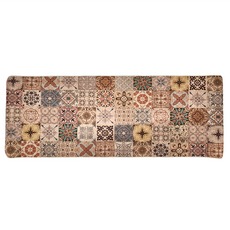 BonBon naturel 纖麻踏墊, 120 x 45cm, 北歐花磚