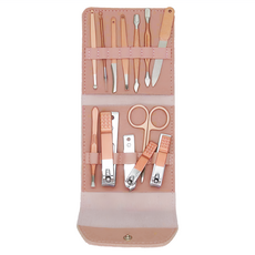 PUSH!居家生活用品指甲鉗指甲刀修甲護理12件套裝 11 x 11 x 2cm 184g, 1組