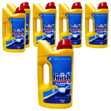 finish 強效洗碗粉 檸檬, 1.2kg, 6瓶
