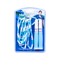 NWSTA 新起點 軟膠竹節跳繩 可調節長度, 2.9m, 1條, 雙色