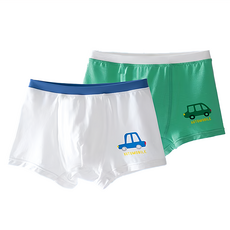 盛特士shengters男童平角褲2件組 110cm 舒適透氣兒童內褲