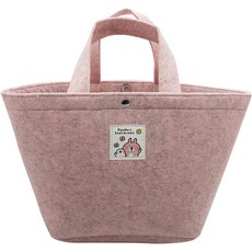 雅迪 卡娜赫拉的小動物毛氈布餃型手提袋, 粉色