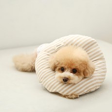 It's Dog 有機居家護理寵物頭套 條紋 1組 L