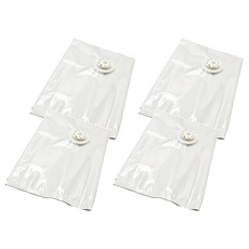 太力TAI LI 全系列真空壓縮袋可重覆使用 加厚款 中平面, 4個裝, 1組