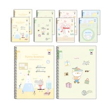 PENPIA 1000 小學生活頁日記筆記本, 10本, 款式隨機