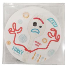 收納王妃 玩具總動員插畫硬式珪藻土杯墊, 叉奇&鴨霸兔崽子, 2個