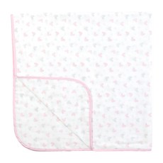 vivibaby 迪士尼 超柔紗布四方紗布浴巾, 粉色, 1條