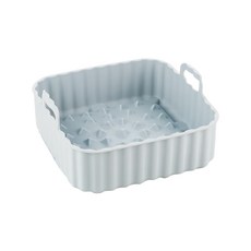 sillymann Century Garden 矽膠方型烘烤籃 WSK4069 灰藍色, 1個