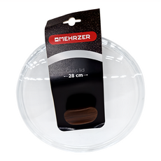 MEHRZER 歐梅樂 庫克 28cm 耐熱全透明玻璃鍋蓋, 1個