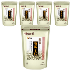 元氣家 烘焙葵瓜子仁 200g, 無調味, 無防腐劑, 5包