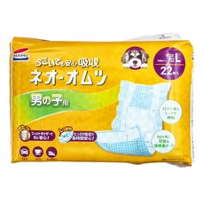 KOCHO 可嬌 NEO 犬用男生用禮貌帶 - 加大吸收量, 合身不側漏, L(5.5~7.5kg), 22片, 1包