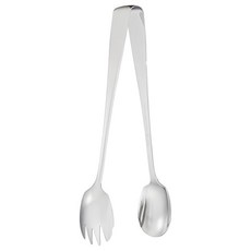 FREIZ 和平 G Cook 料理夾/沙拉鉗 日本製 GC-185 不鏽鋼材質 輕鬆夾取沙拉麵食 廚房必備, 銀色, 1支