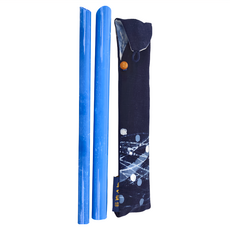 HYPASS 海帕斯 GAGA STRAW卡卡環保吸管, 藍染吸管收納套組 (卓也藍染聯名限定版), 天然藍染, 棉, 1組