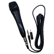 TWHAMMER 焊馬 有線麥克風 4公尺 6.3mm標準插頭 附贈 3.5mm轉接頭, CY-H5729, 黑色