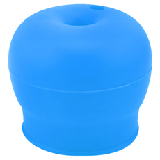 haakaa 萬用防溢漏吸管杯套 矽膠材質, 藍色, 1個, 7 x 7 x 6cm