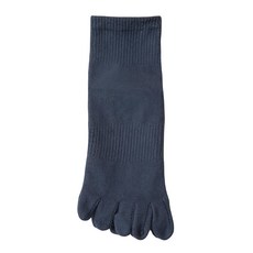 NicoFun 愛定做 短筒五趾防滑瑜伽襪 女襪, 22.5~25cm, 藍