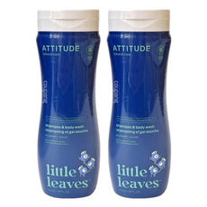ATTITUDE 艾特優 兒童2合1洗髮沐浴露 藍莓, 473ml, 2瓶