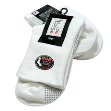 費拉棉襪-台灣製止滑寬口襪e3026 3入, 白, 22~26cm