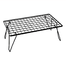 UNIFLAME折疊置物網架 U611616 60 x 35 x 23cm 1.7kg, 黑色, 1個