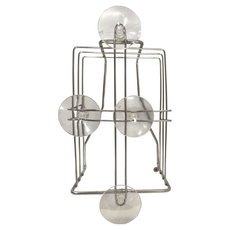 皇家 ST3011 抽取式面紙架, 銀色, 1個