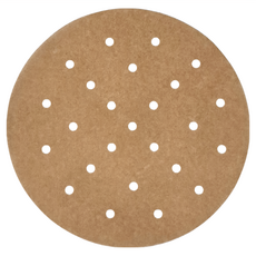 MINONO 米諾諾50入8吋有洞無漂白氣炸鍋紙圓, 12包