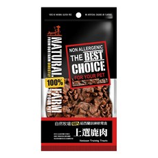 NATURAL FARM 自然牧場 紐西蘭天然零食訓練軟零食系列, 上選鹿肉, 70g, 1包