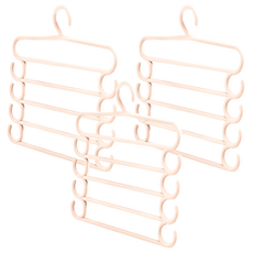 小麥購物 加厚褲架 C563 109g, 米白色, 3個