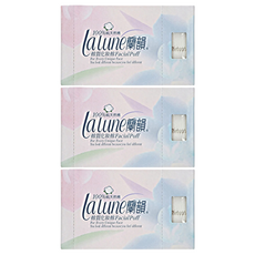 lalune 蘭韻 100%純棉化妝棉 柔軟親膚 舒適透氣, 100片, 3盒