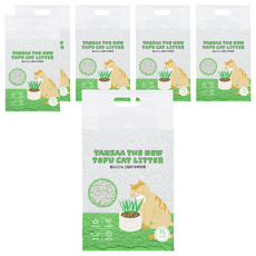 Tamsaa 新版豆腐貓砂 Set 6包, 綠茶香, 7L