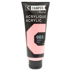 CAMPUS 康普思 壓克力顏料 N131741 3 粉紅色, 100ml, 1色