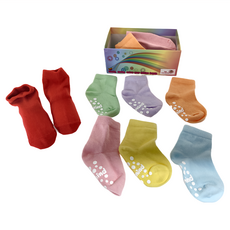 Familidoo 法米多 BBMIND 兒童款寶寶襪禮盒 (薄 4-12), 72%棉, 4~12個月, 混色